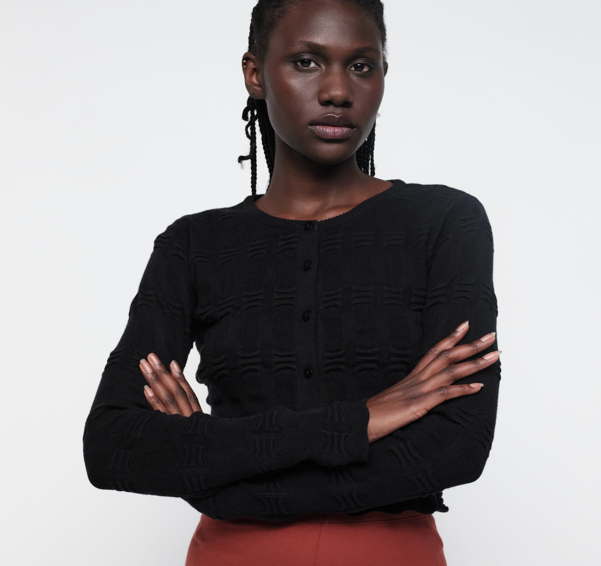 Soft Knit Textured Cardigan | Only $ 84 | Organic Basics