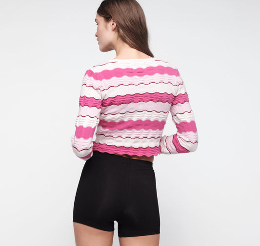 Soft Knit Textured Cardigan