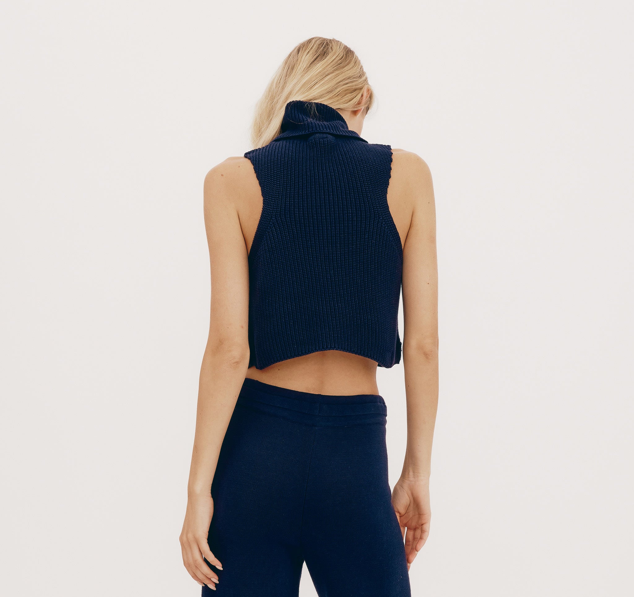 True Knit Sleeveless Turtleneck | Only $ 45 | Organic Basics