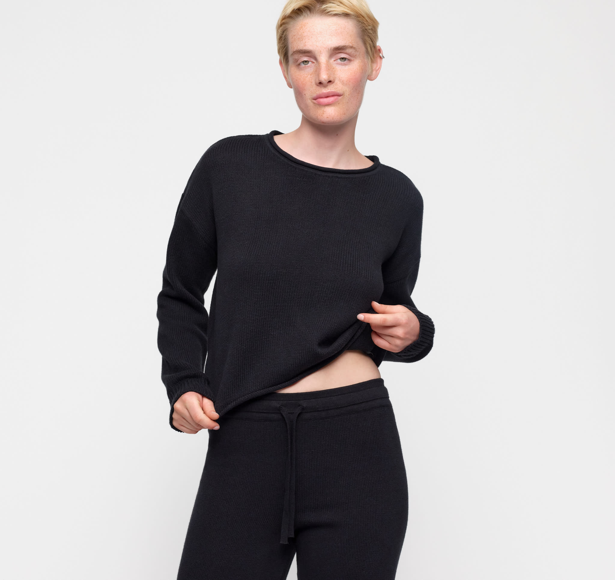 True Knit Sweater - Black