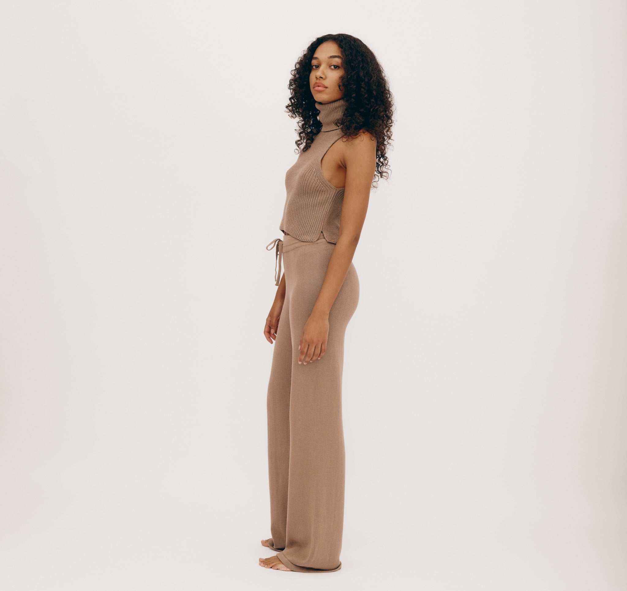 Knit Wide Leg Pants