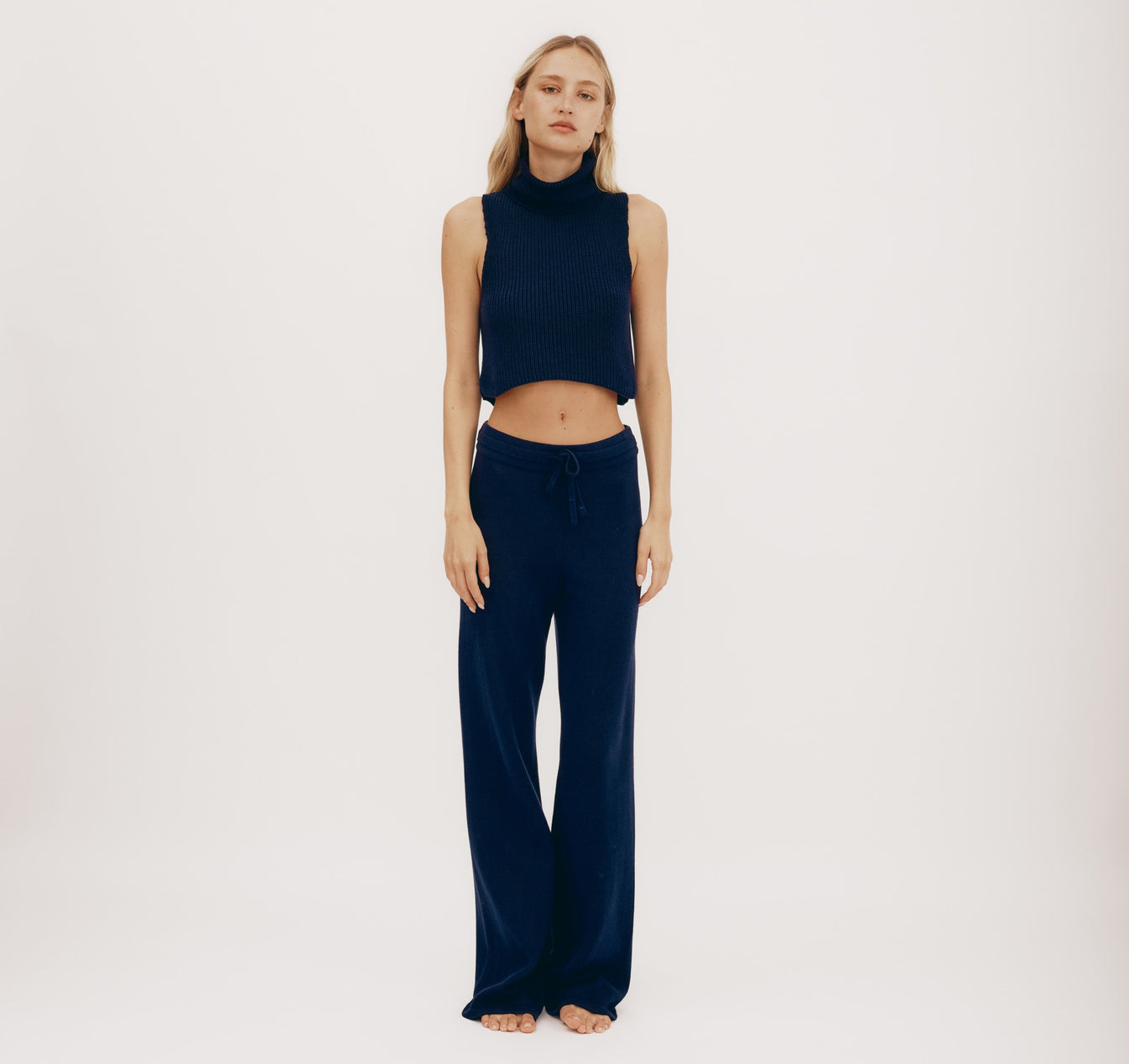 organic wide leg pants main image 0
