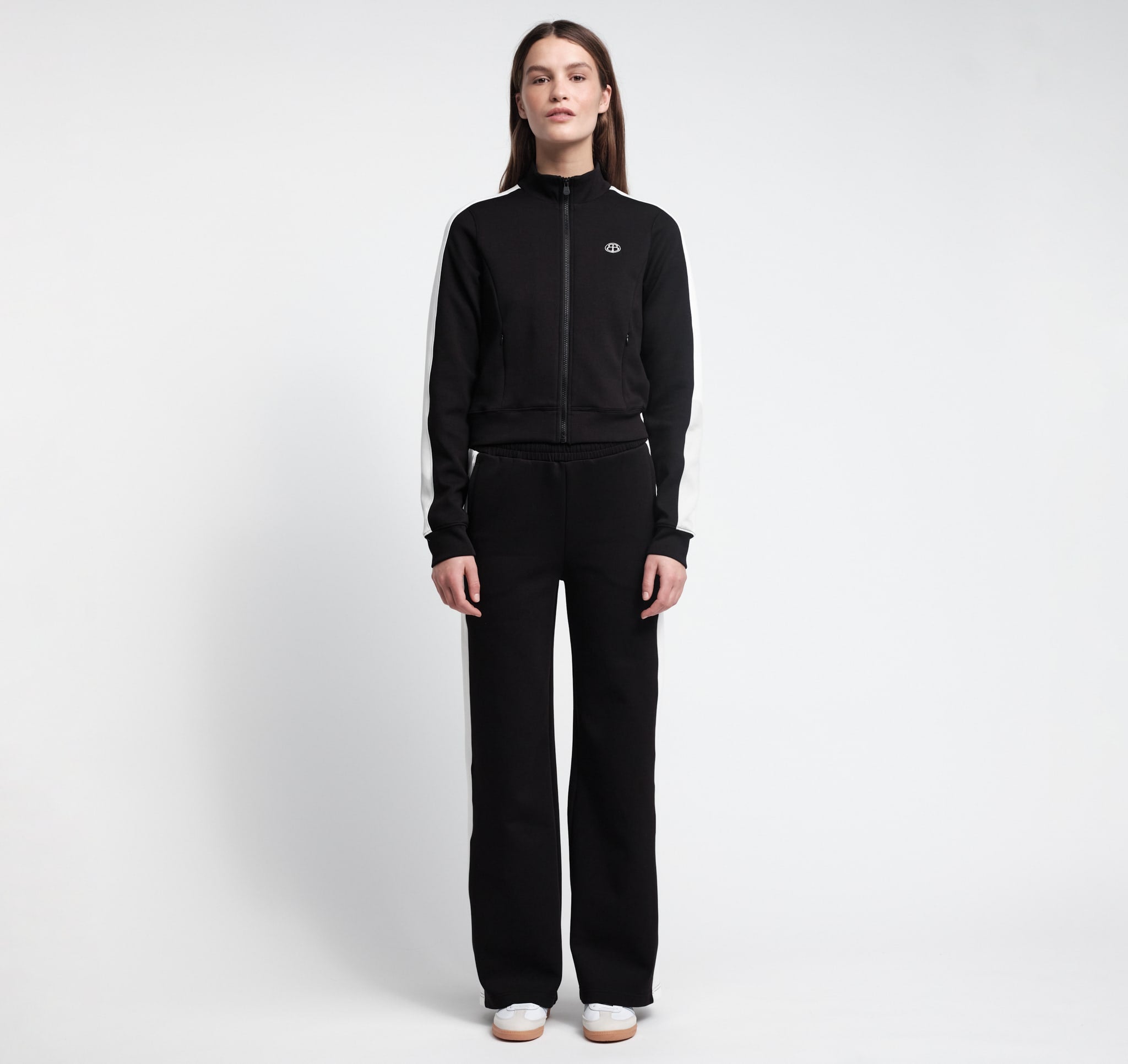 トップス SATUR TRACK ZIP-UP JACKET CLASSIC BLACK Track Zip Up Jacket - Black | Only $41 | Organic Basics