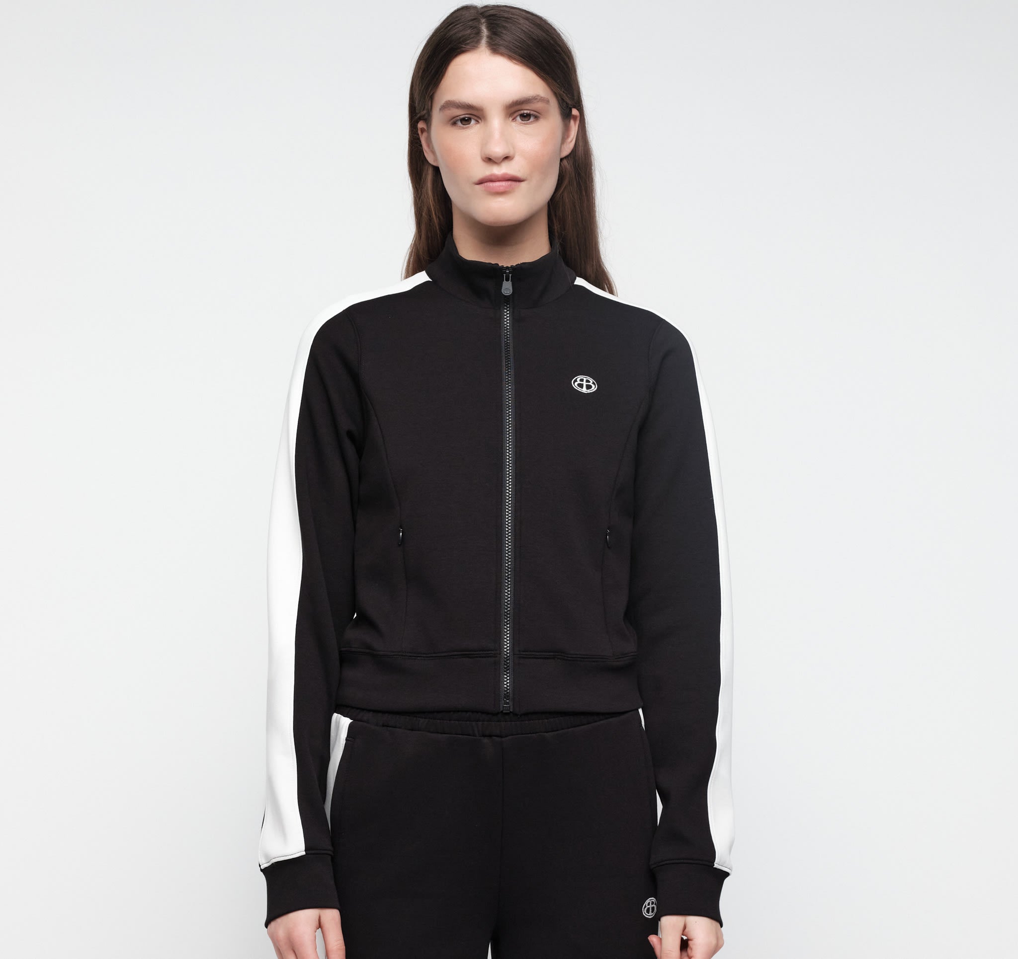 Track Zip Up Jacket - Black | Only $41 | Organic Basics