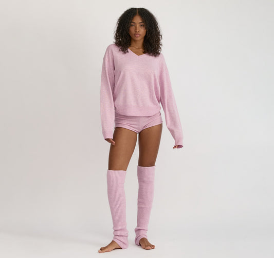 Fine Knit V-Neck Sweater