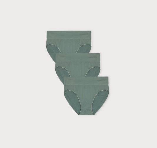 Smooth High-Leg Briefs 3-Pack