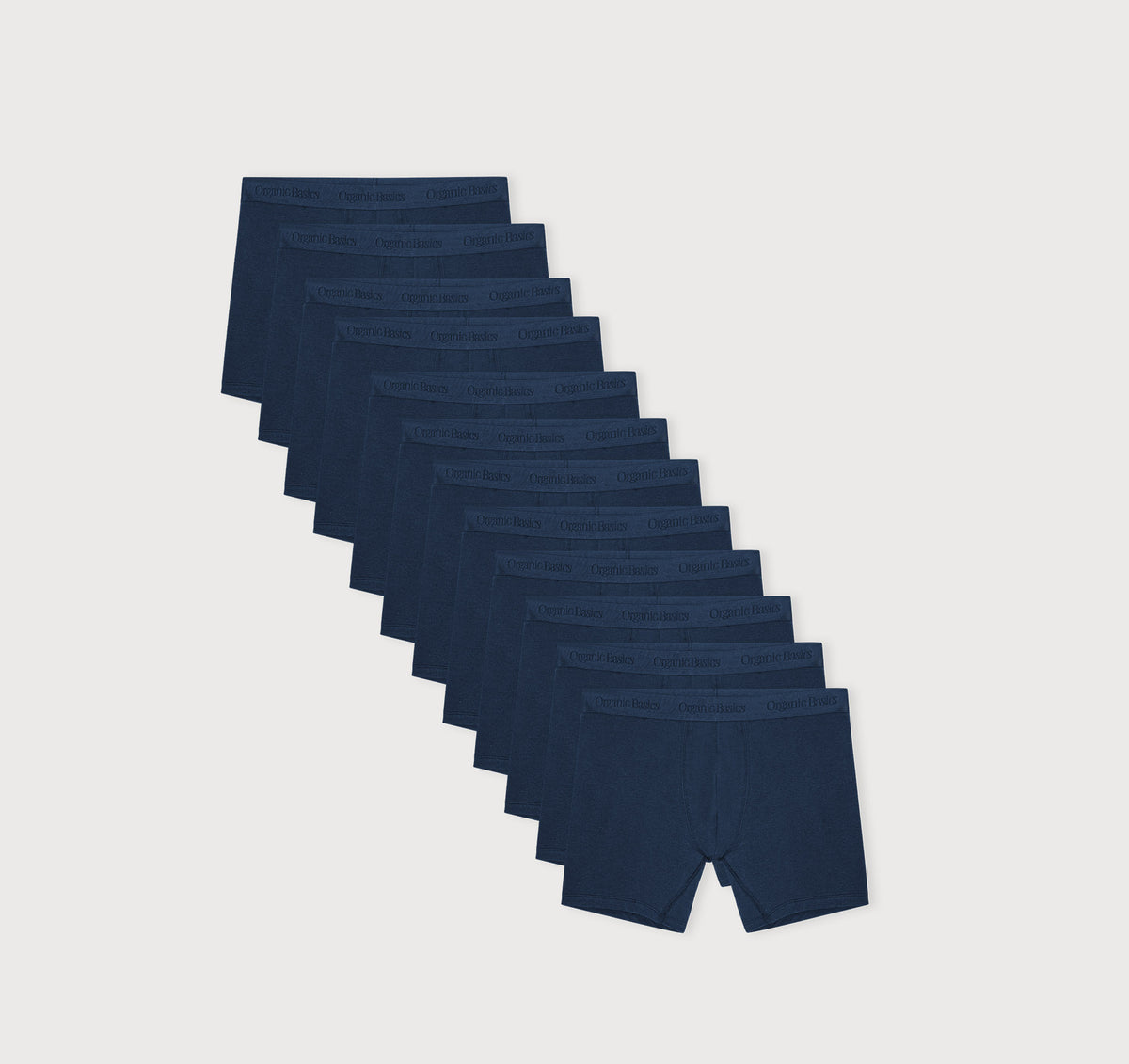 Core Boxer Briefs 12-Pack - Midnight Blue / Midnight Blue / Midnight Blue – organic cotton