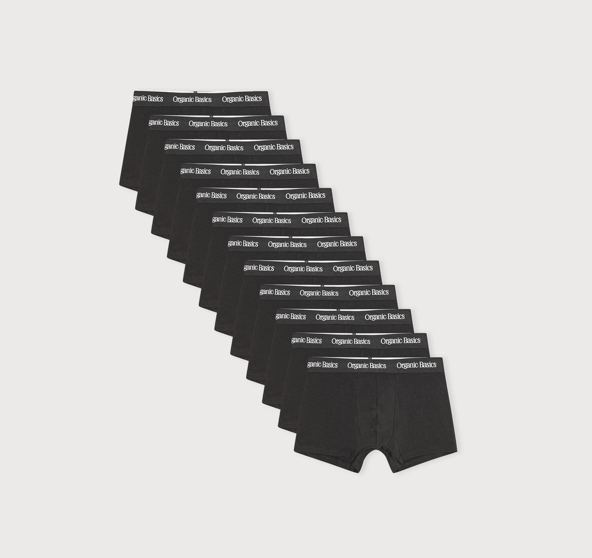 Core Trunks 12-Pack - Black / White – organic cotton