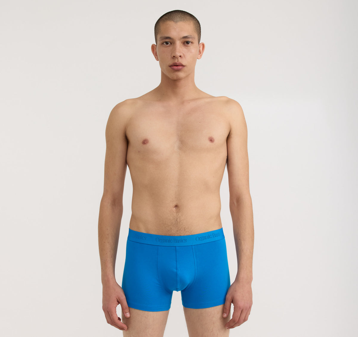 Core Trunks 12-Pack - Azure Blue / Midnight Blue / Misty Blue – organic cotton – view 2