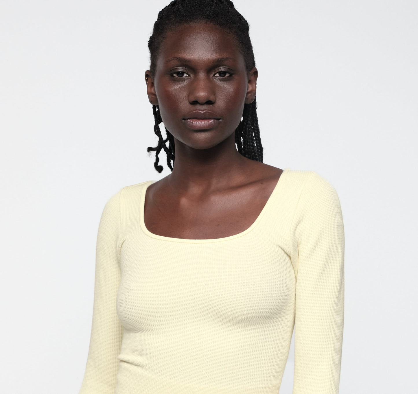 Seamless Waffle Long Sleeve Tee