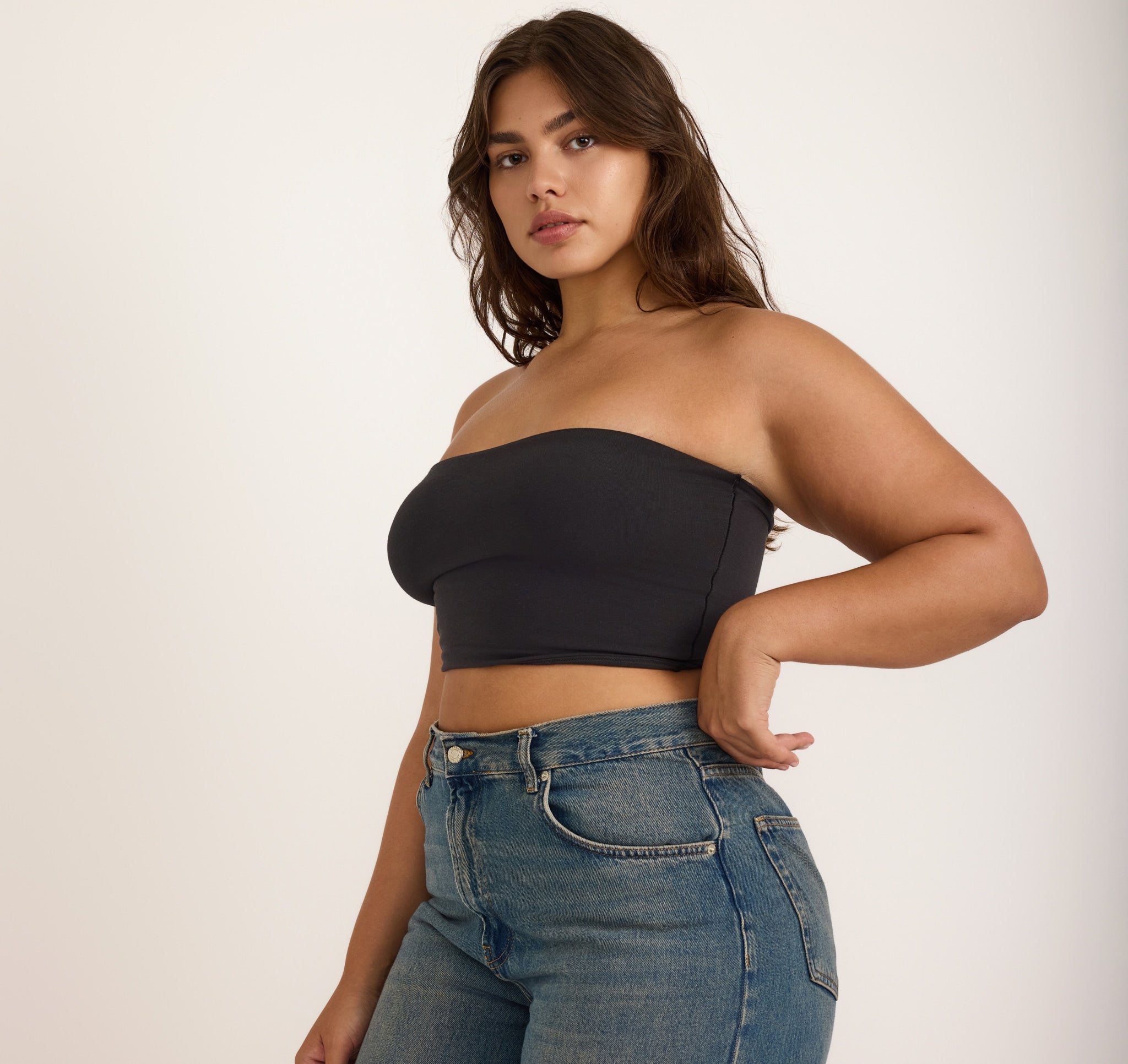 tope tubetop ブラック　黒 Flex Tube Top | Only $ 19 | Organic Basics