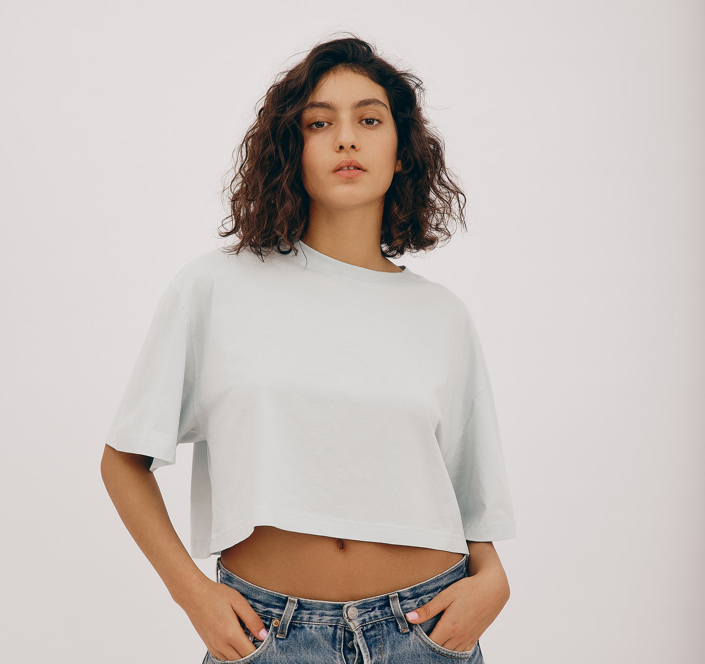 True Boxy Crop Tee