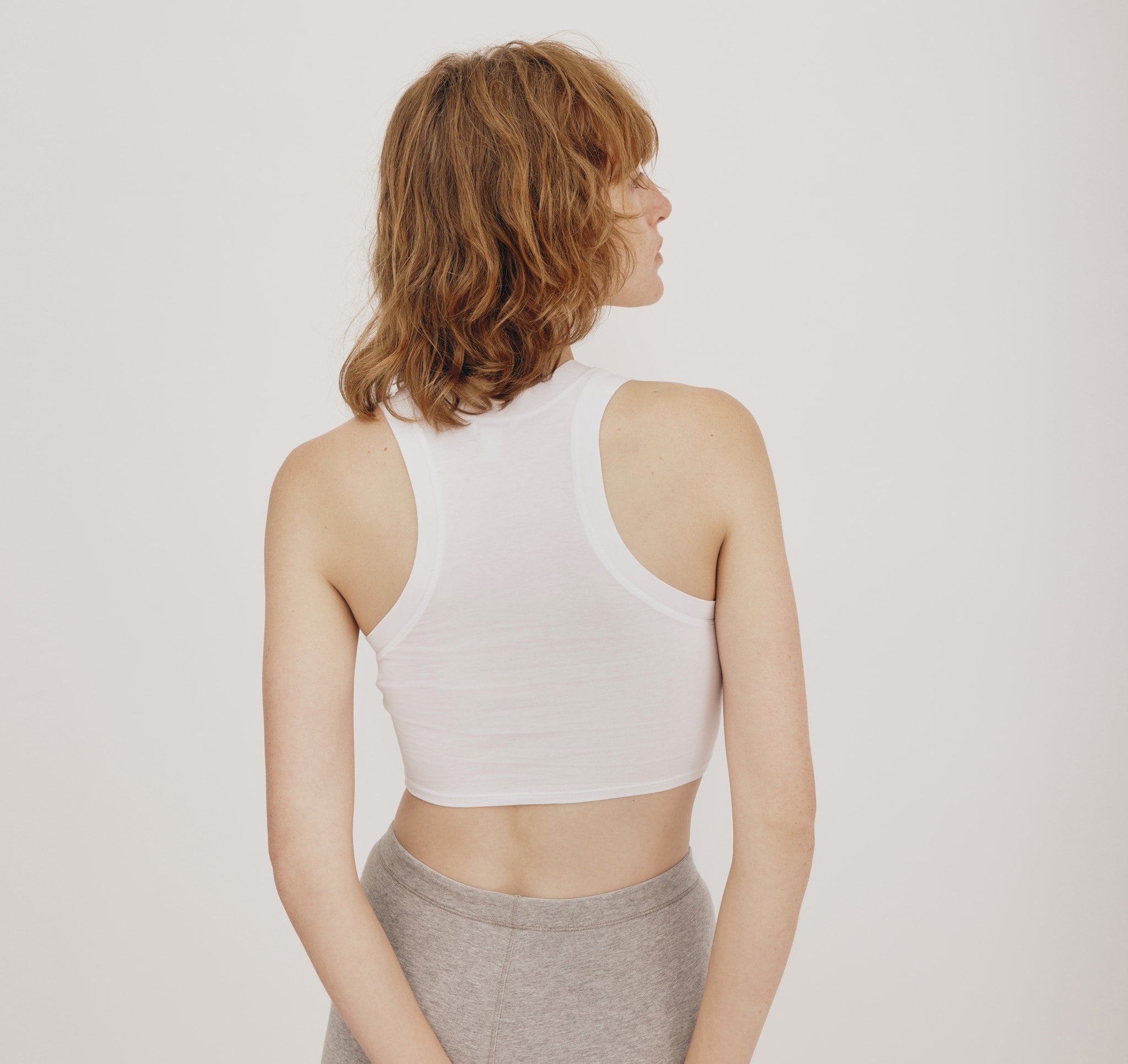 【yo BIOTOP】cropped bare bra top White 0 yo BIOTOP】cropped bare bra top White 0 yo BIOTOP】cropped