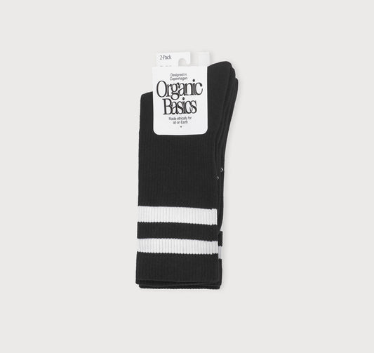 Core Stripe Crew Socks 2-pack