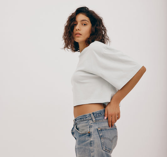 True Boxy Crop Tee