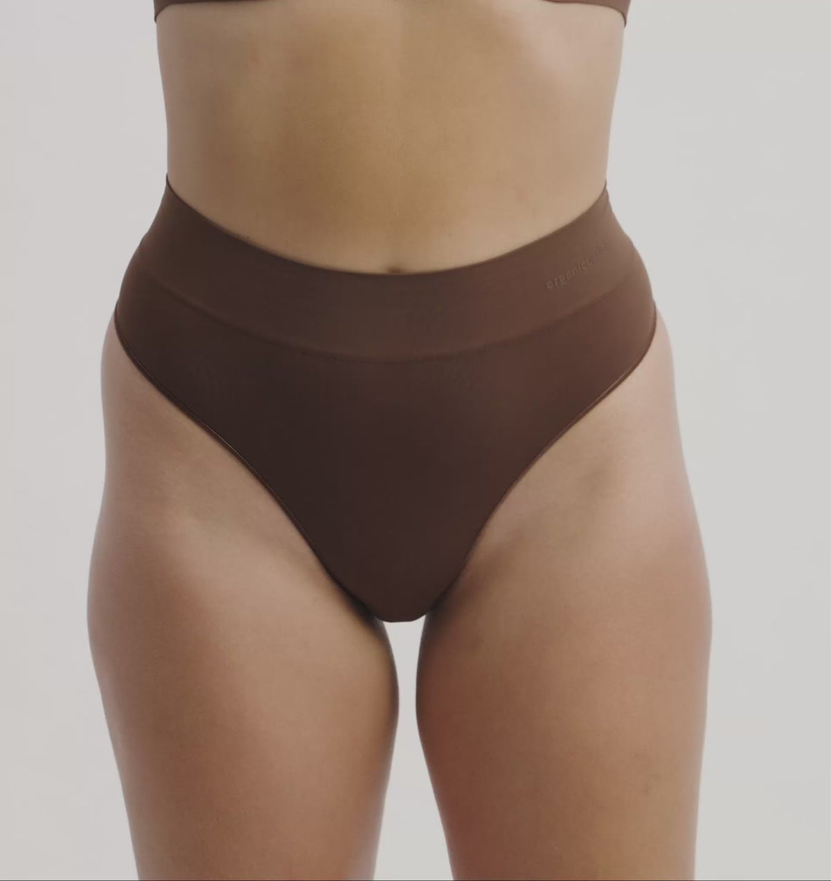 Smooth Thong 4-Pack - Seaweed / Walnut / Black / Black – view 4