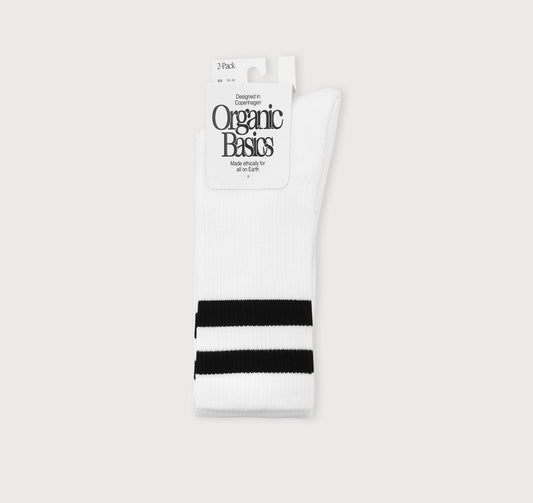 Core Stripe Crew Socks 2-pack