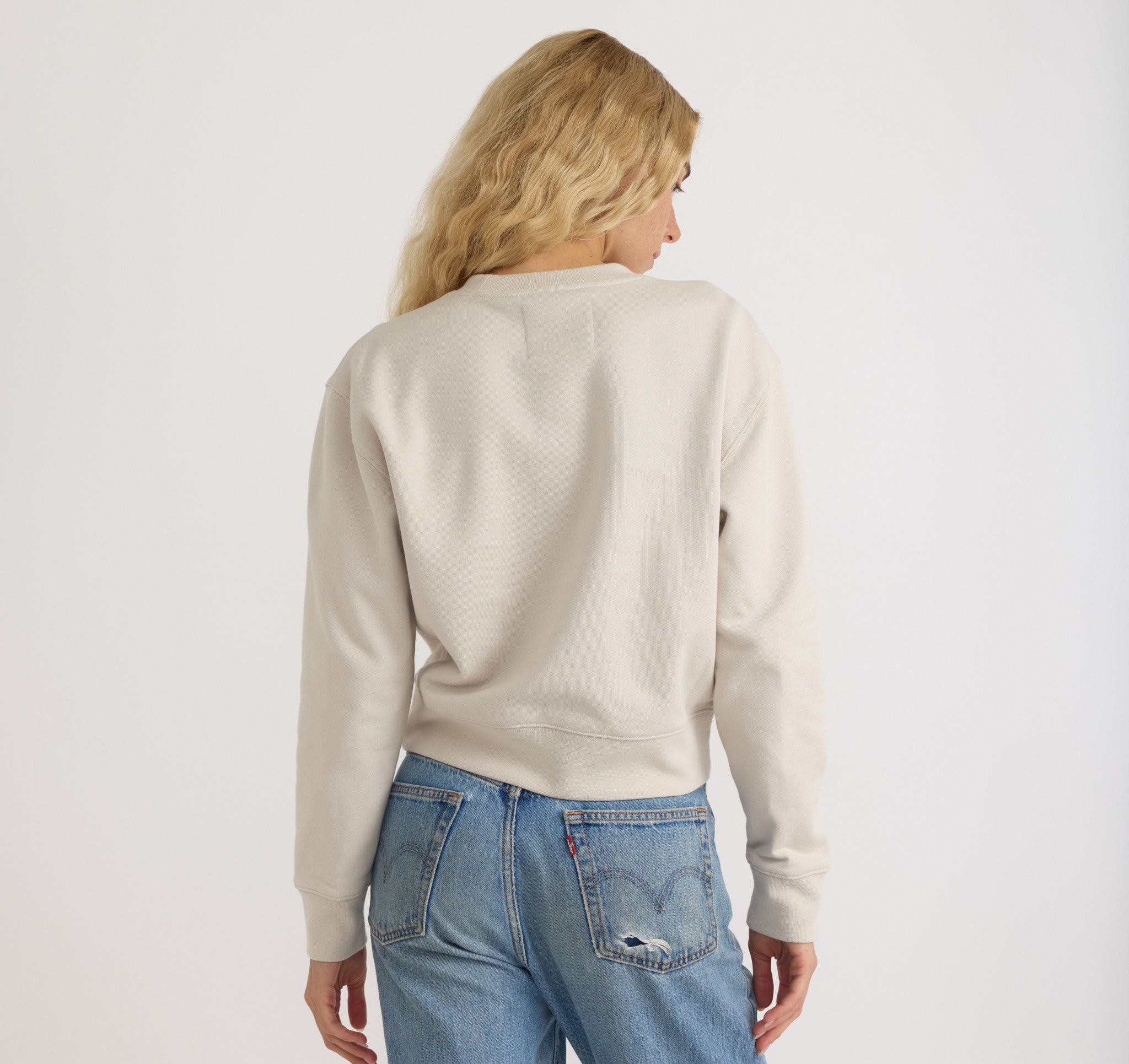Weekend Crop Crewneck | Only $ 63 | Organic Basics