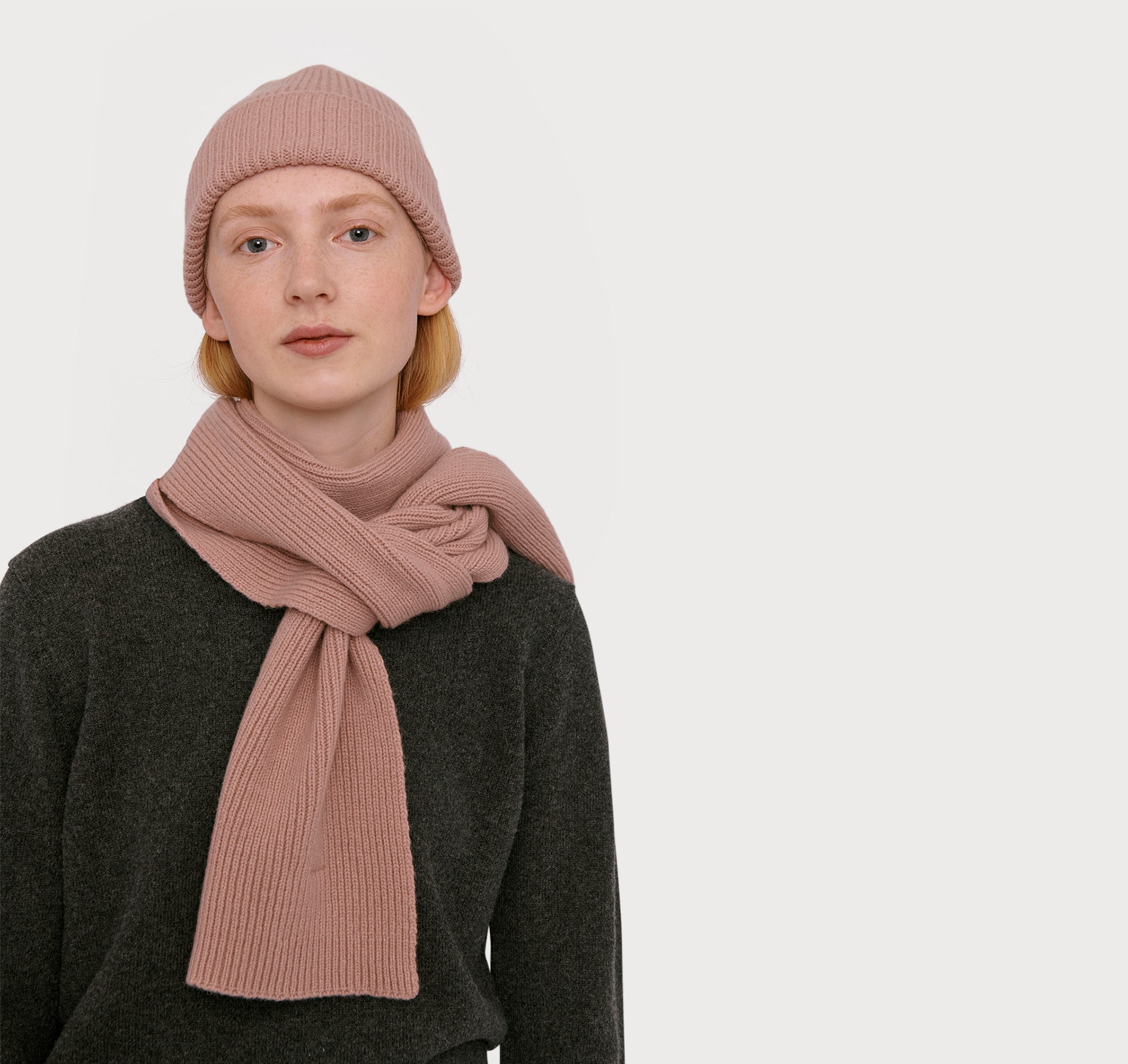 Buy Recycled Wool Rib Scarf | Fast Delivery | Organic Basics US