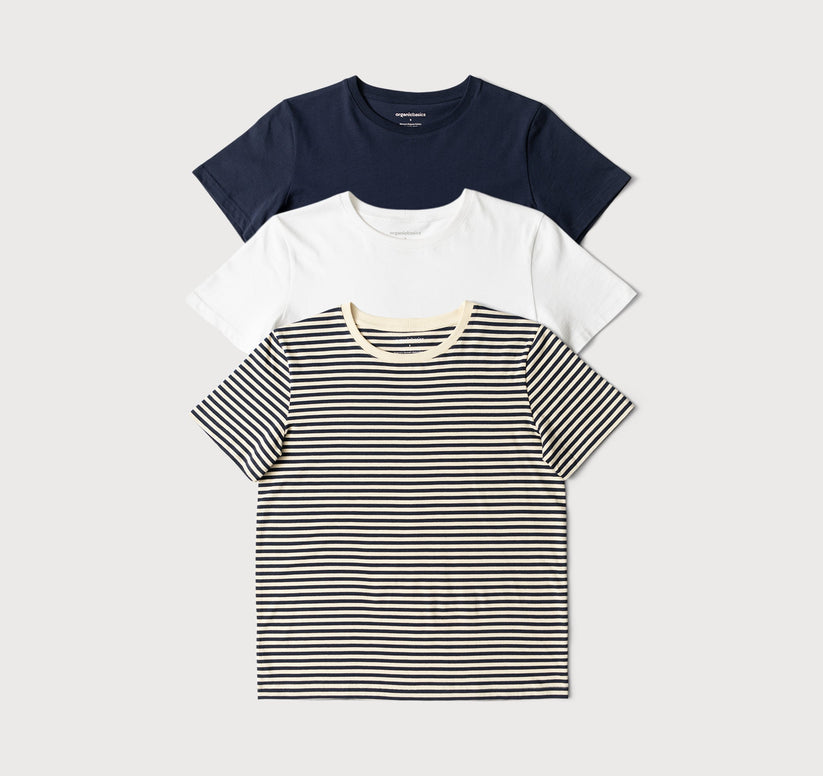 Buy Organic Cotton Tee 3-pack | Fast Delivery | Organic Basics US